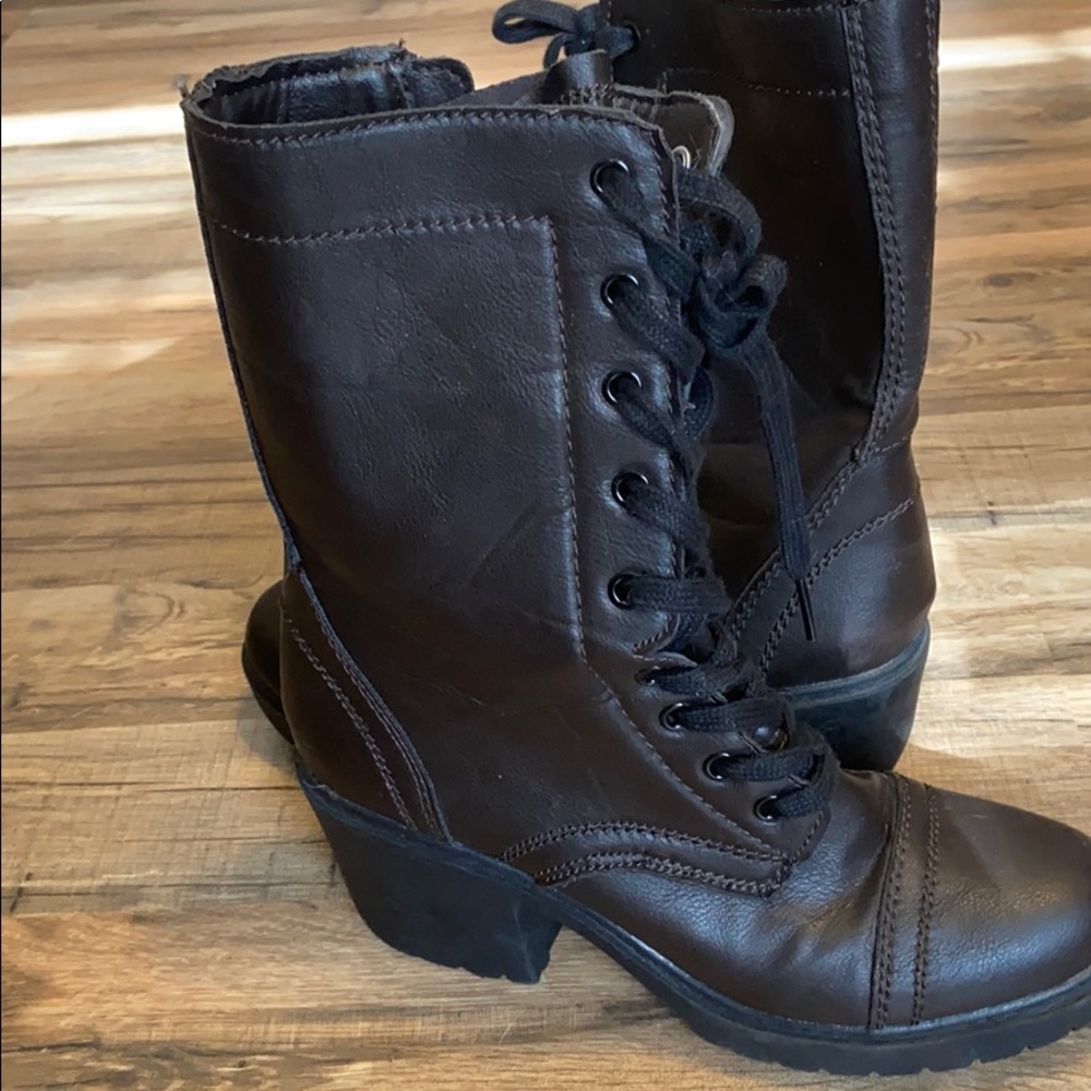 Dark brown boots size 7.5